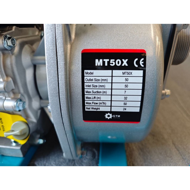 Benzininis vandens siurblys 7.5 AG GTM MT50X 50m3/h