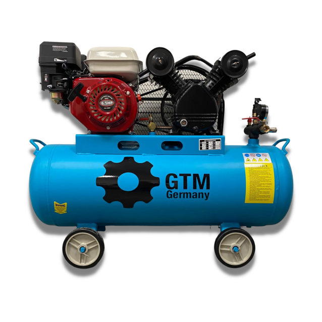Бензиновый воздушный компрессор ГТМ 80л 400л / мин