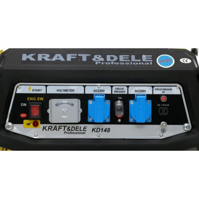 KRAFT & DELE KD 148 Бензиновый генератор 3,5 кВт, однофазный