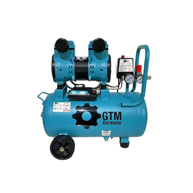Oil-free air compressor GTM MT S 25L 300l / min