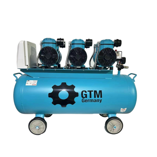 Bez eļļas gaisa kompresors GTM MT S 120L 750l / min PRO