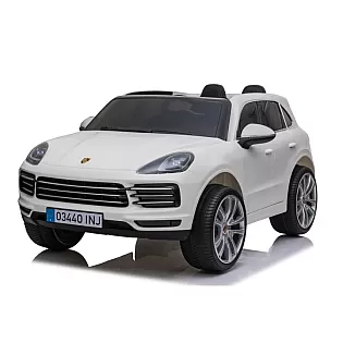 Bērnu elektriskais automobilis Porsche Cayenne S balts