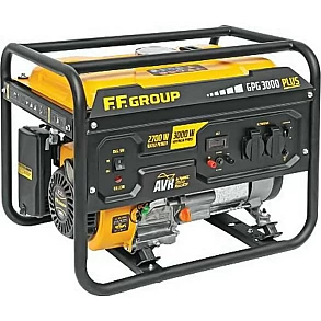 Benzininis generatorius FF GROUP GPG 3000 PLUS (3,0kW, vienfazis)