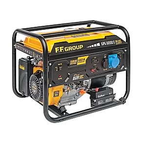 Benzininis generatorius FF GROUP GPG 6000E PLUS (6,0kW, vienfazis)