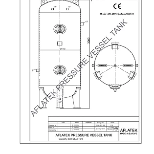 Oro resiveris 3000L, 12bar