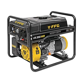 Benzininis generatorius FF GROUP GPG 3000 HD (3,0kW, vienfazis)