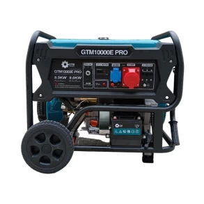 GTM 10000E PRO Benzininis generatorius 9.5 KW trifazis PROFESIONALUS