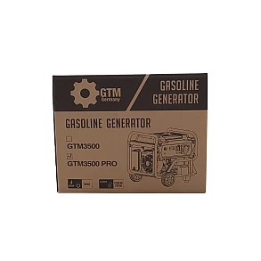 GTM 3500 PRO Benzininis generatorius 3.8 KW trifazis PROFESIONALUS