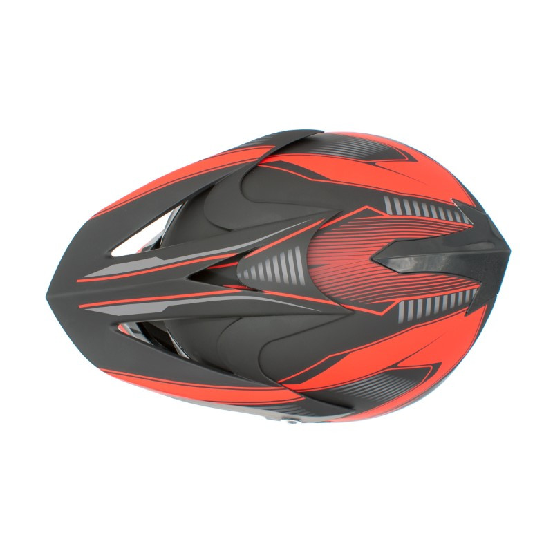 Vaikiškas šalmas XTR125 Juodas/Raudonas