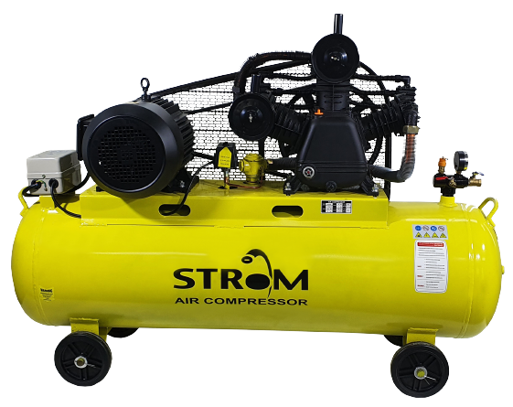 STROM oro kompresorius 3cil/220L 7.5KW 900l/min 12.5bar