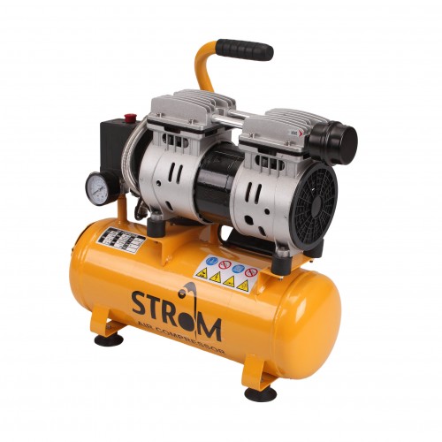 STROM Bez eļļas gaisa kompresors 9L 80l / min