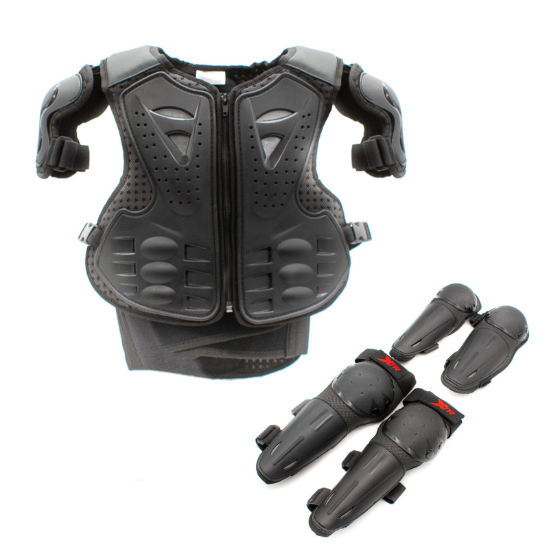Protective Armor for Kids XTR X2 Black + Guards