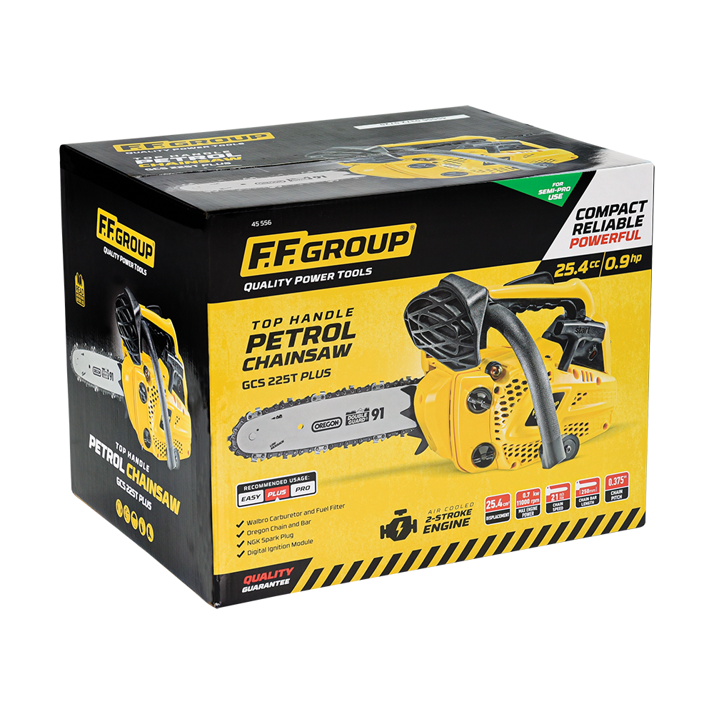 Benzininis grandininis pjūklas FF GROUP GCS 225T PLUS