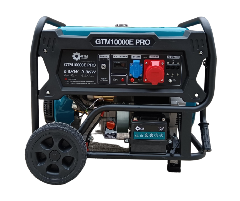 GTM 10000E PRO Petrol generator 9.5 KW three-phase