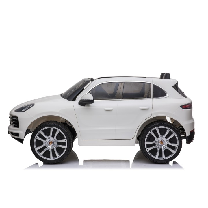 Bērnu elektriskais automobilis Porsche Cayenne S balts