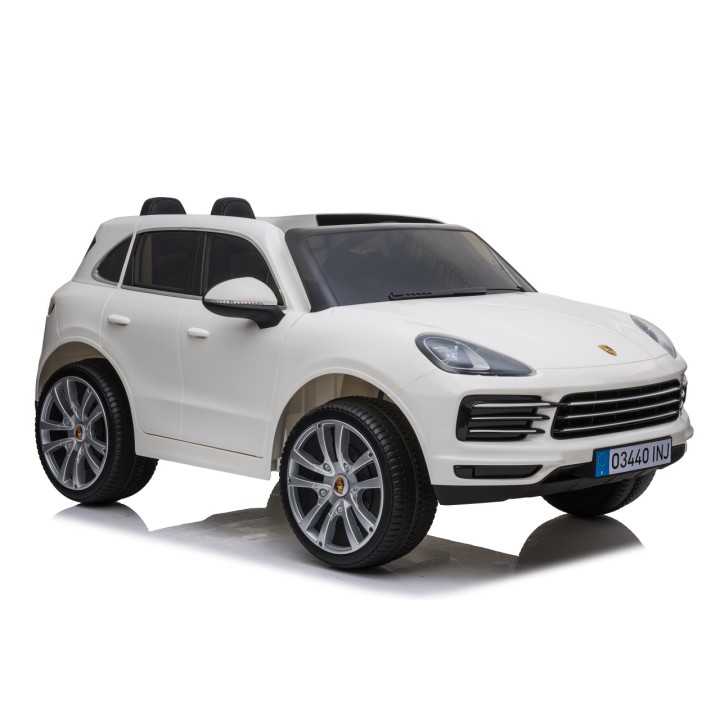 Bērnu elektriskais automobilis Porsche Cayenne S balts