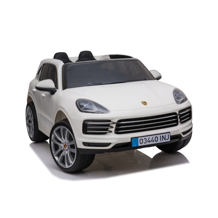 Bērnu elektriskais automobilis Porsche Cayenne S balts