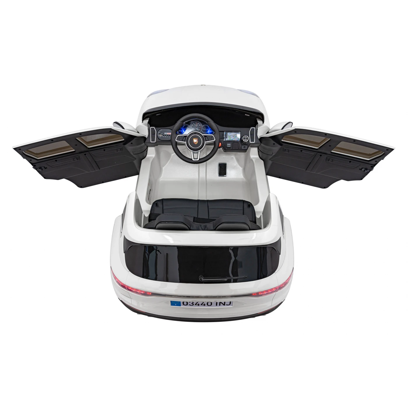 Bērnu elektriskais automobilis Porsche Cayenne S balts
