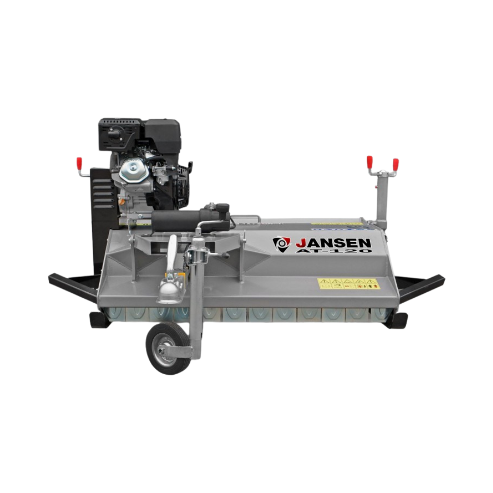Газонокосилка Jansen AT-120 с бензиновым двигателем мощностью 15 л.с.