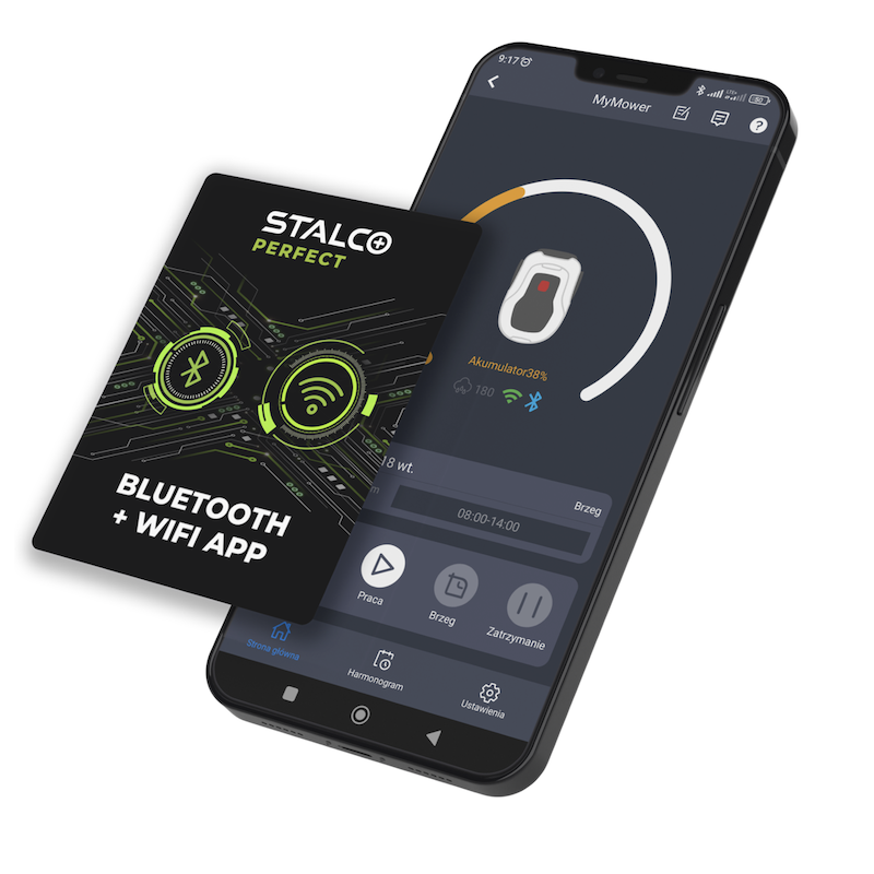 Robot lawnmower Stalco Perfect RMP1300. 4-year warranty.