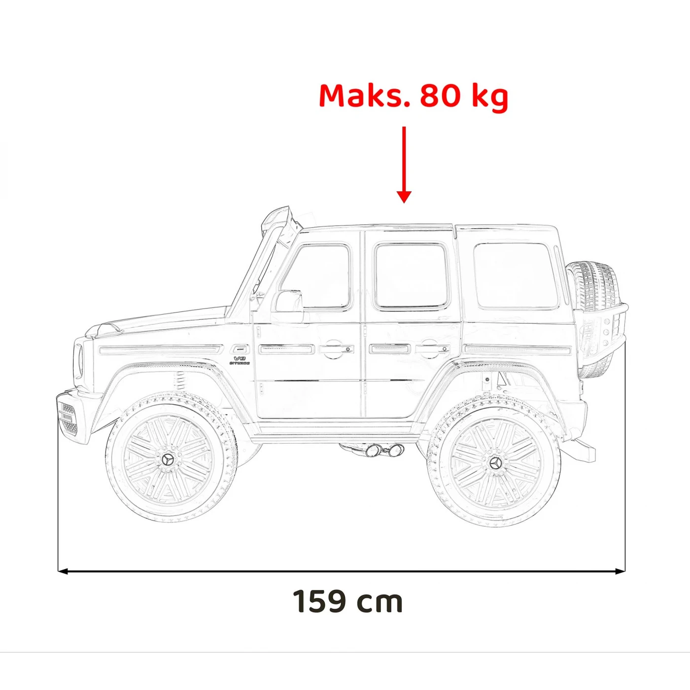 Mercedes Benz G63 AMG XXL STRONG