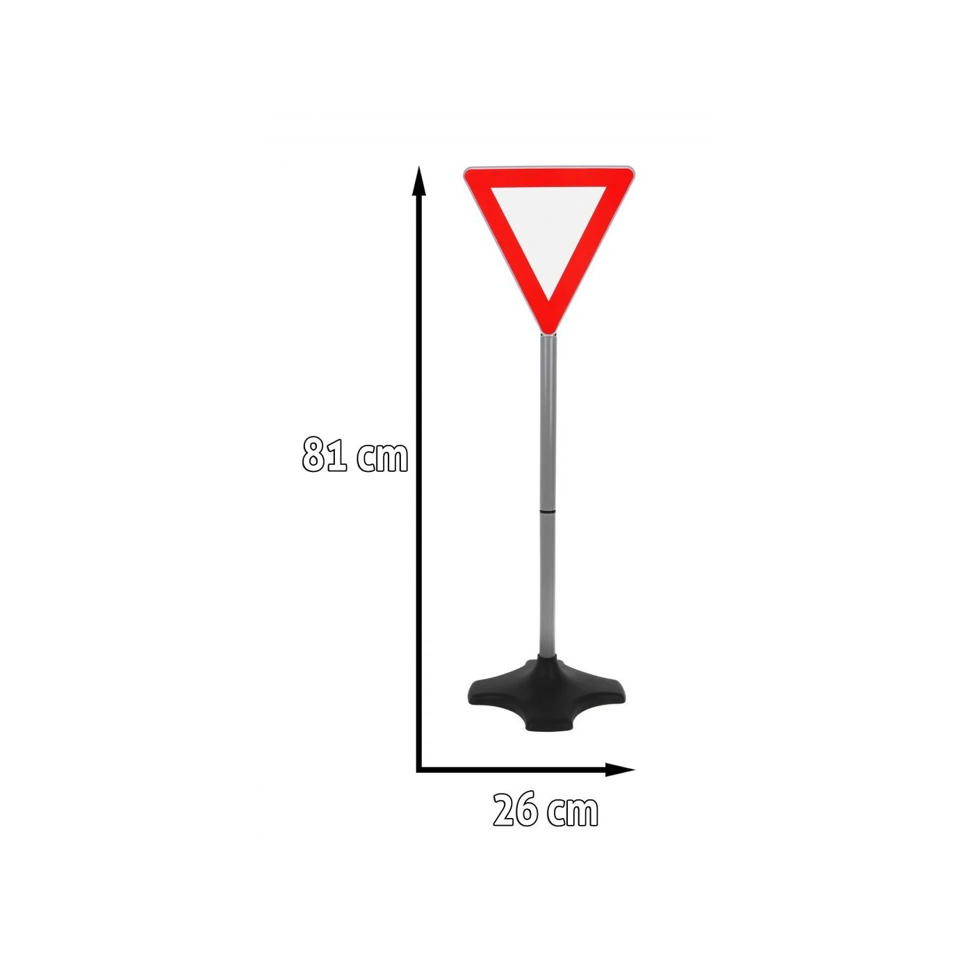 Road signs 80 cm, 5 Pcs