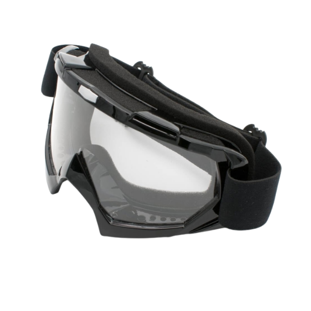 Cross Goggles – Glossy Black