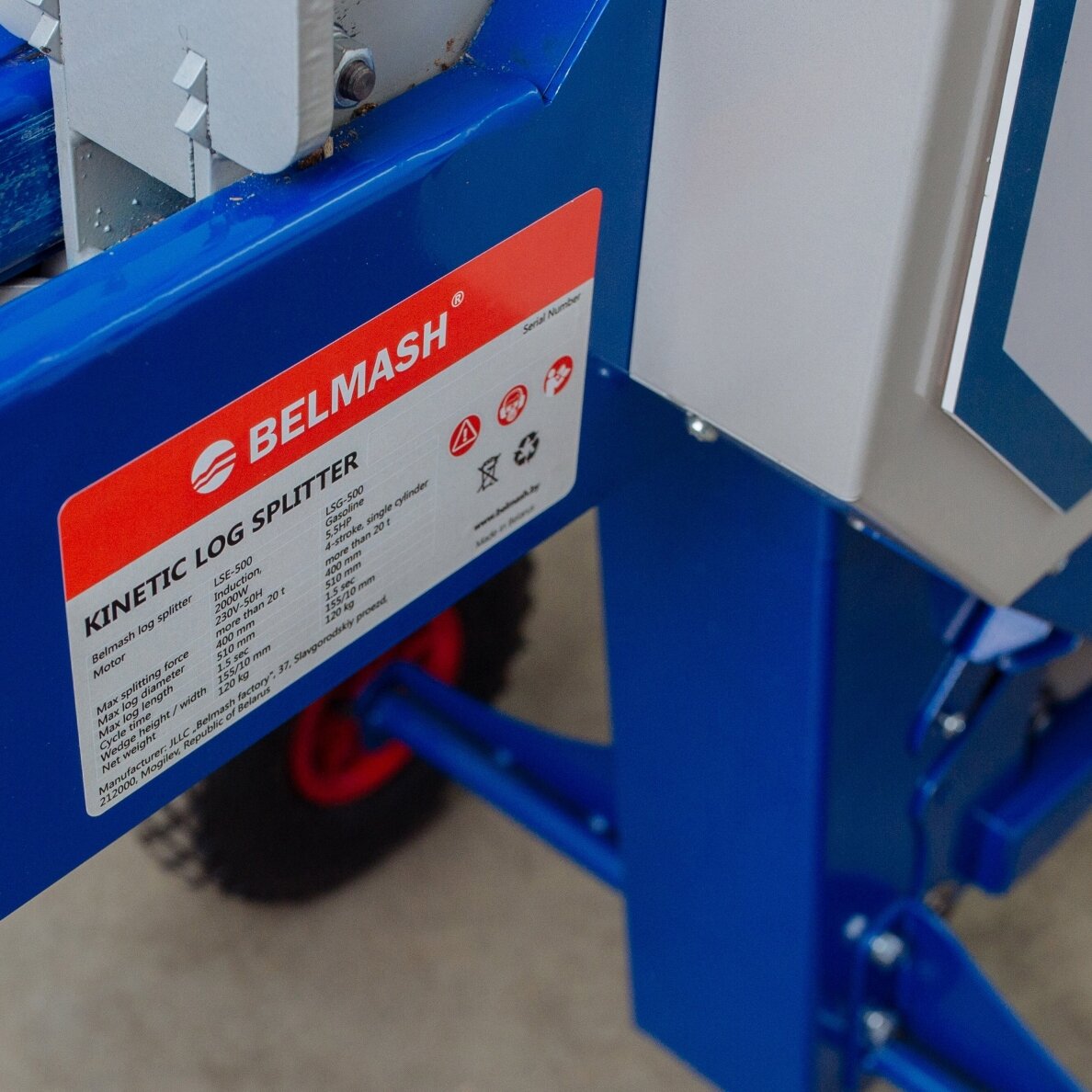 Firewood splitter BELMASH LSE-500 (electric)