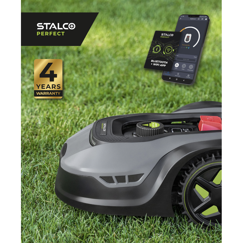 Robot lawnmower Stalco Perfect RMP1300. 4-year warranty.